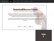 Tablet Screenshot of events.basketballelite.com